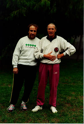 Emilio Grasso con Anthony Walmsley